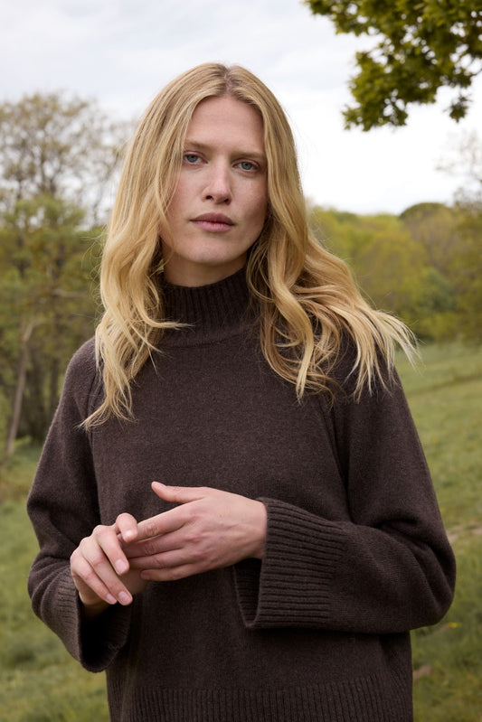 Sibin Linnebjerg Gemma Cash Merino Brown