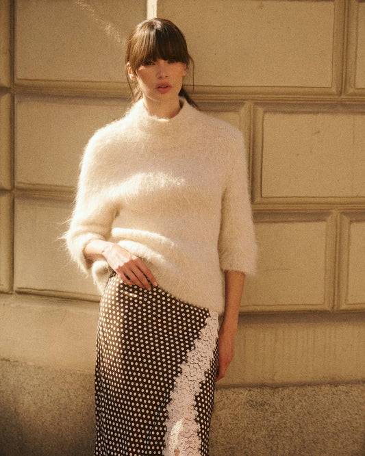 byTimo Hairy Knit Turtleneck