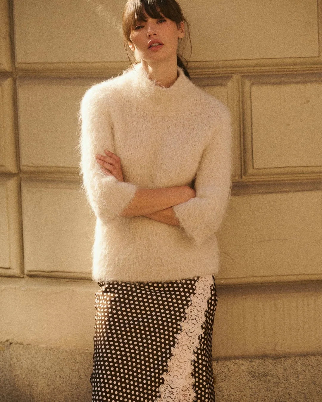 byTimo Hairy Knit Turtleneck