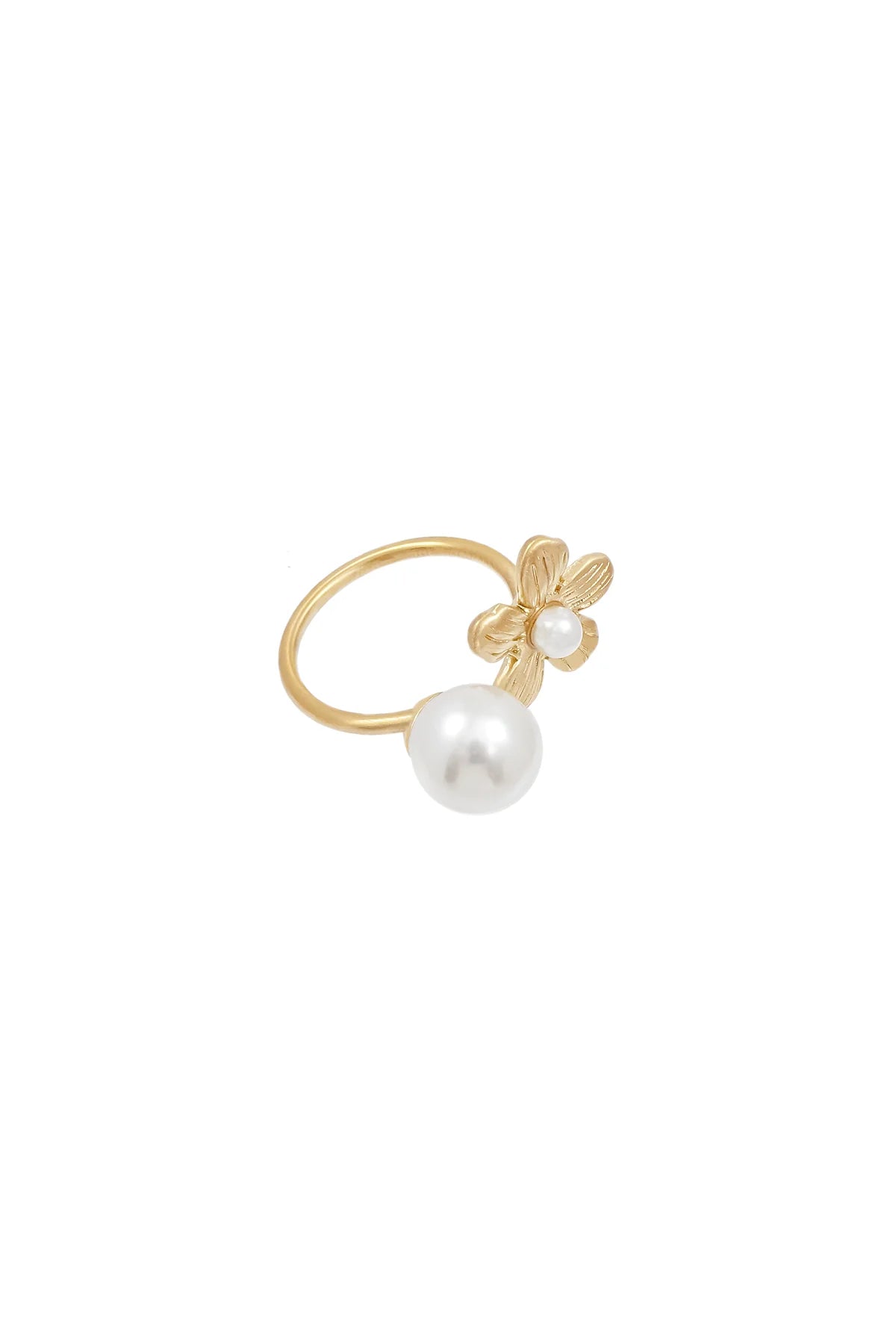 CAMILLA ØHRLING Ring Flower pearl