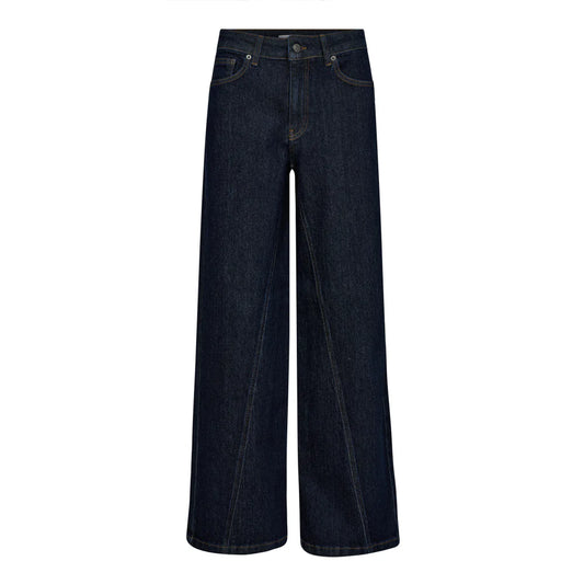 Co'Couture Hubby Panel Pant, Dark Denim