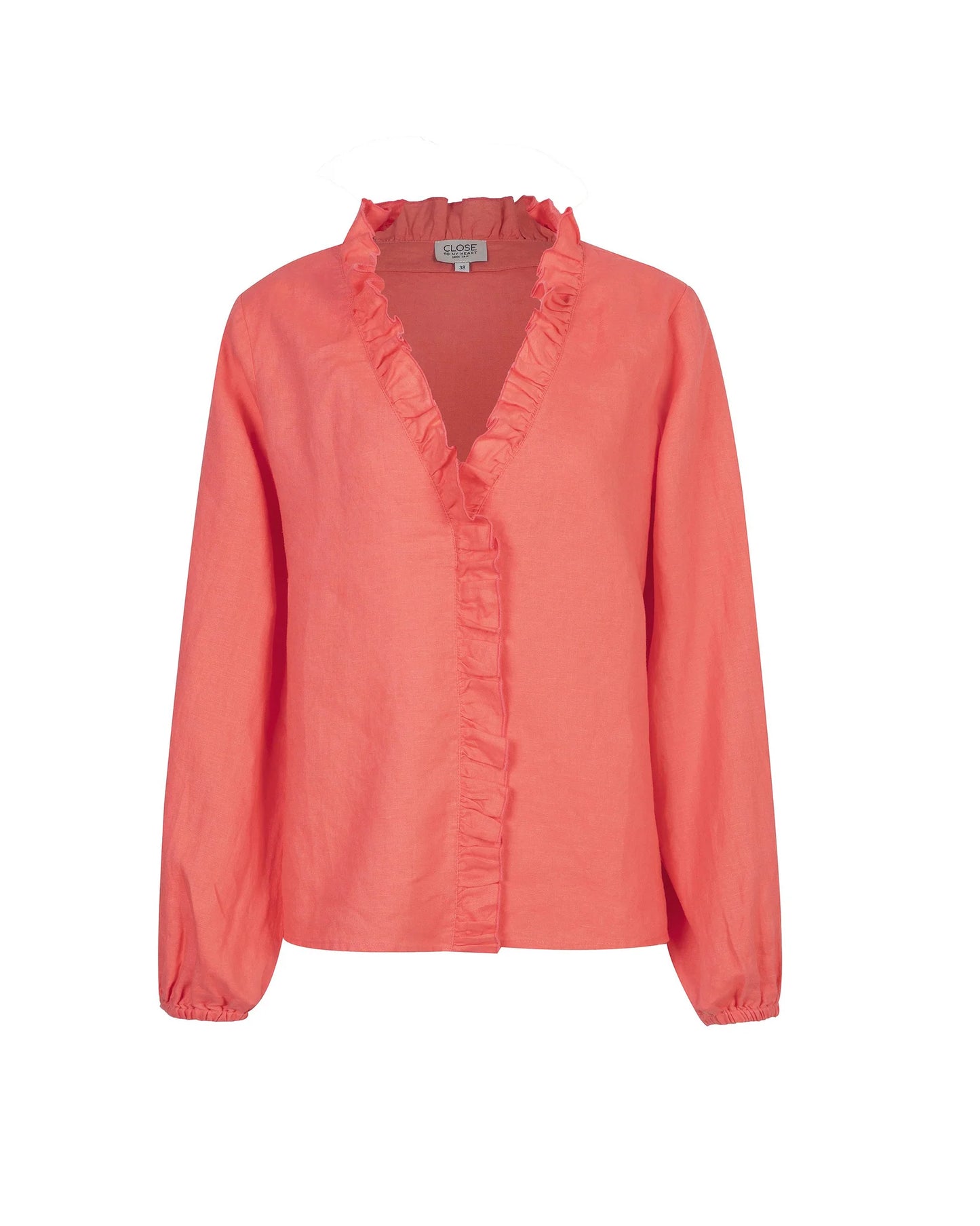 CLOSE TO MY HEART Lynnie Bluse, Coral