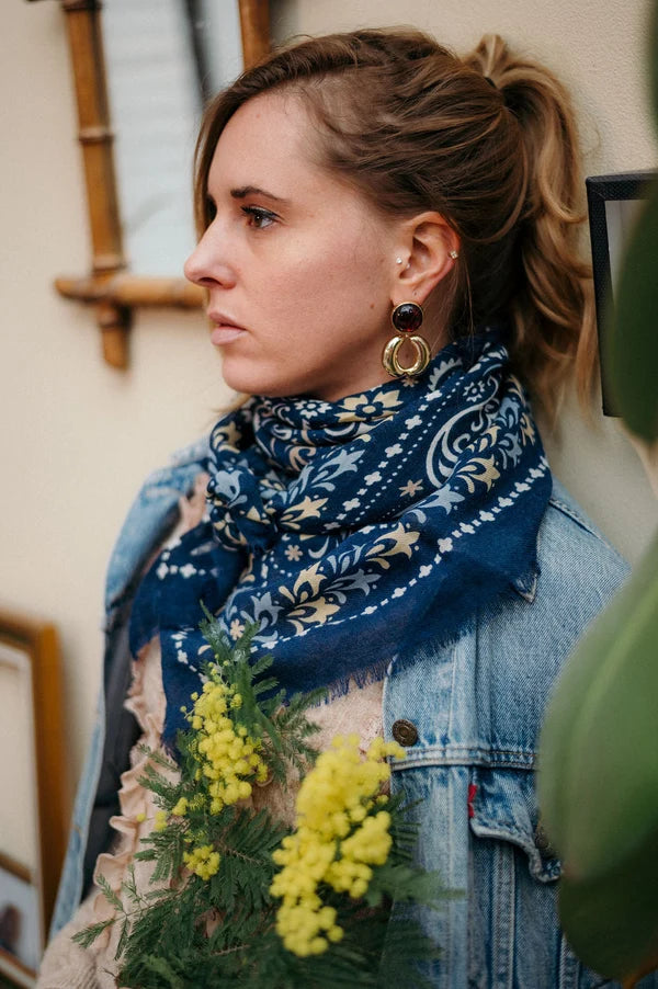Maison Lecomte Flament, Scarf Bandana, Faro
