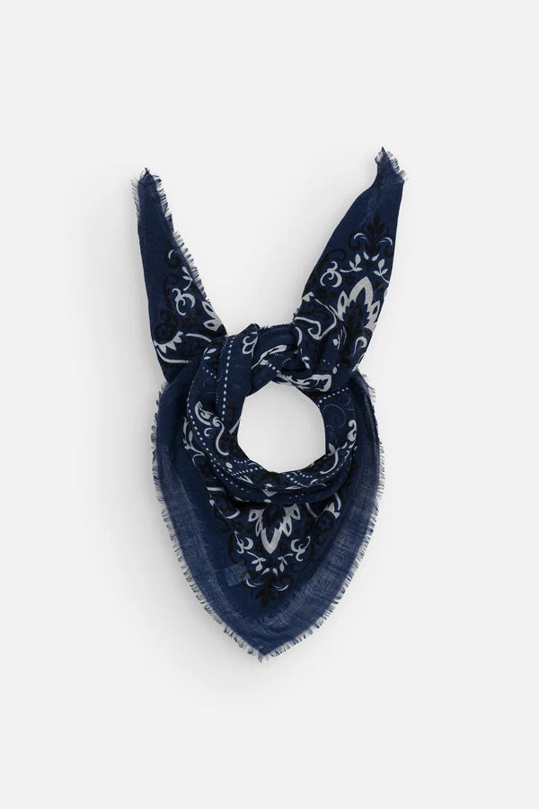 Maison Lecomte Flament, Scarf Bandana Navy