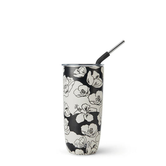 S`WELL Tumbler with Straw, 24oz