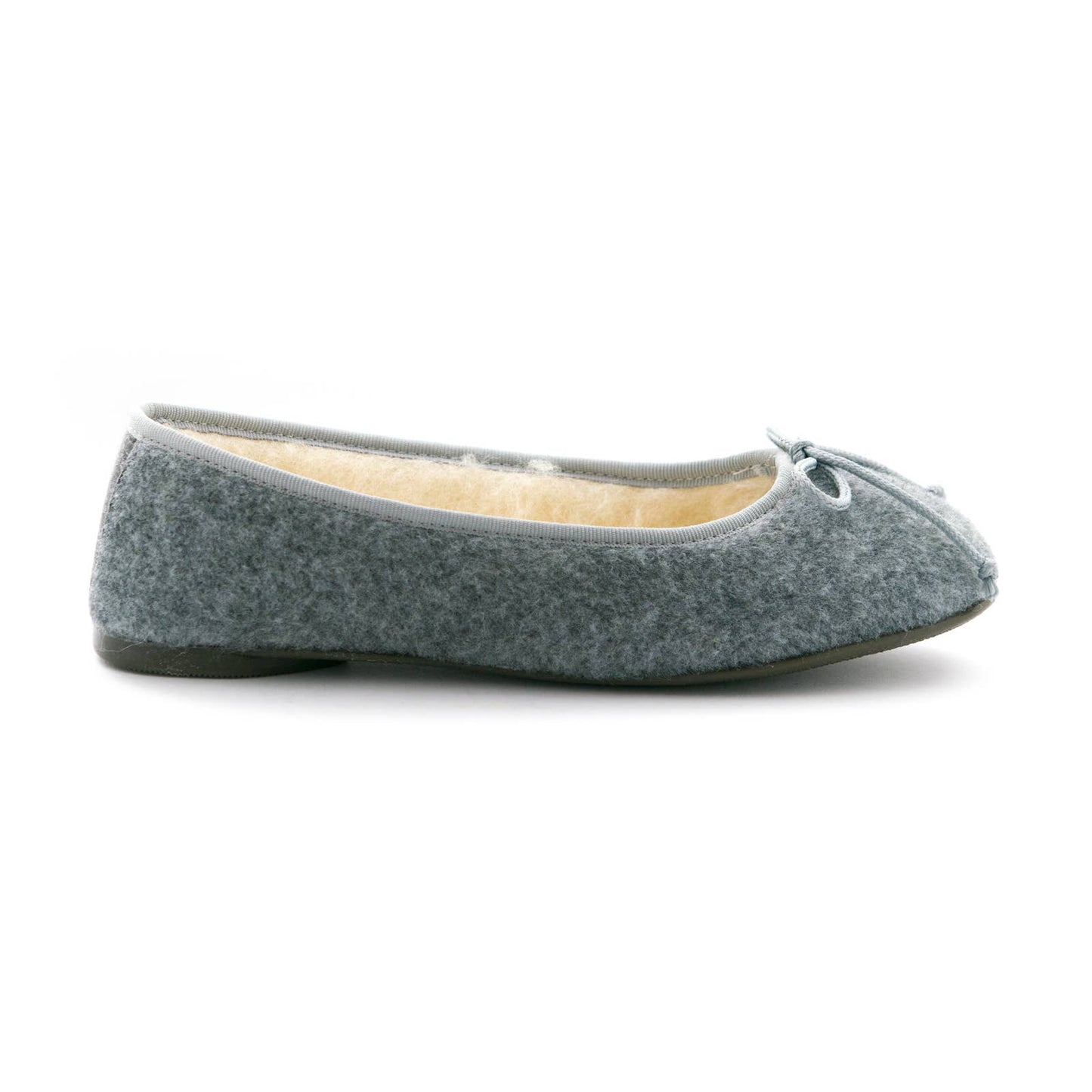 Gray ballerina sneakers for home