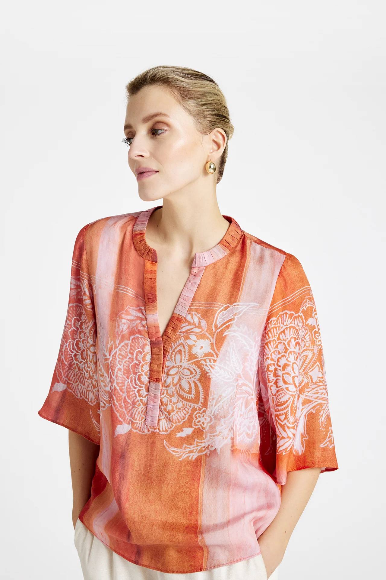 GUSTAV Anika Bluse, Orange tulio