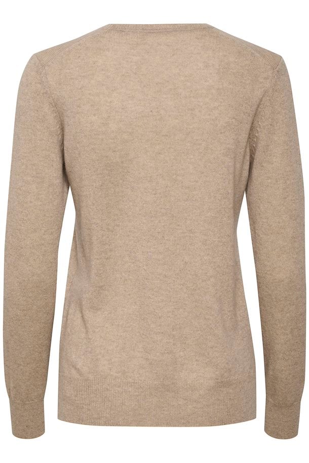 Lukka crewneck pullover, beige melange