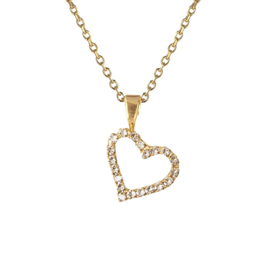 CAROLINE SVEDBOM Mini Sweetheart necklace, crystal