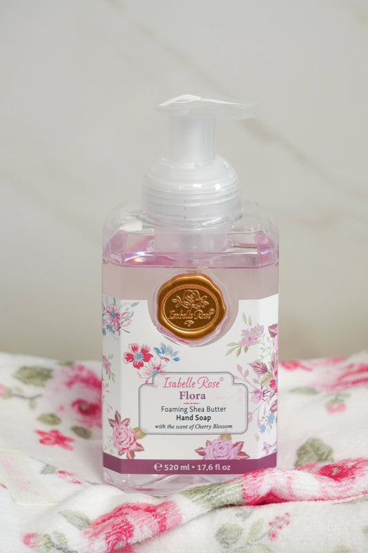Foaming shea butter soap Flora 520 ml Isabelle Rose