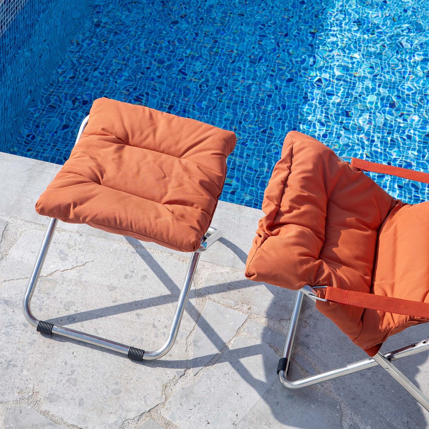 FIAM solstol Fiesta polstret orange