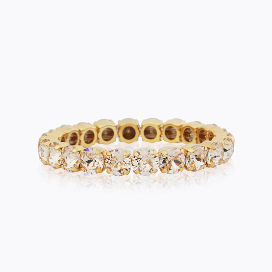 CAROLINE SVEDBOM Gia stud bracelet gold, Light silk