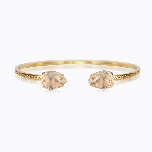 CAROLINE SVEDBOM Petite drop bracelet gold, Golden shadow