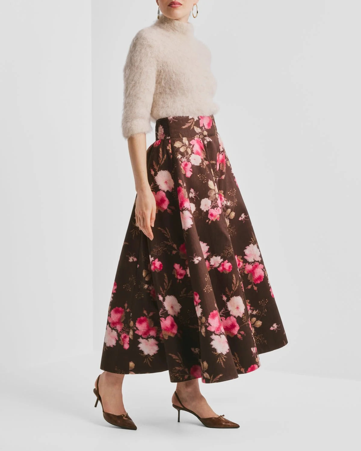 BY TIMO Hairy Knit Turtleneck Soft