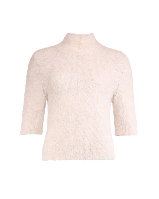 BY TIMO Hairy Knit Turtleneck Soft